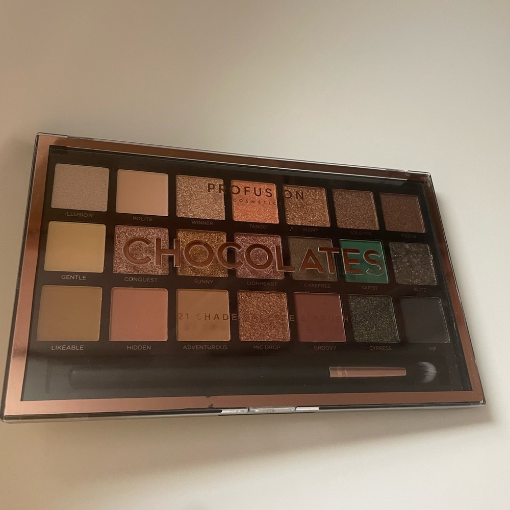Profusion cosmetics Chocolates eyeshadow palette